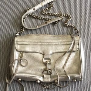 Rebecca Minkoff mini Mac rare silver!